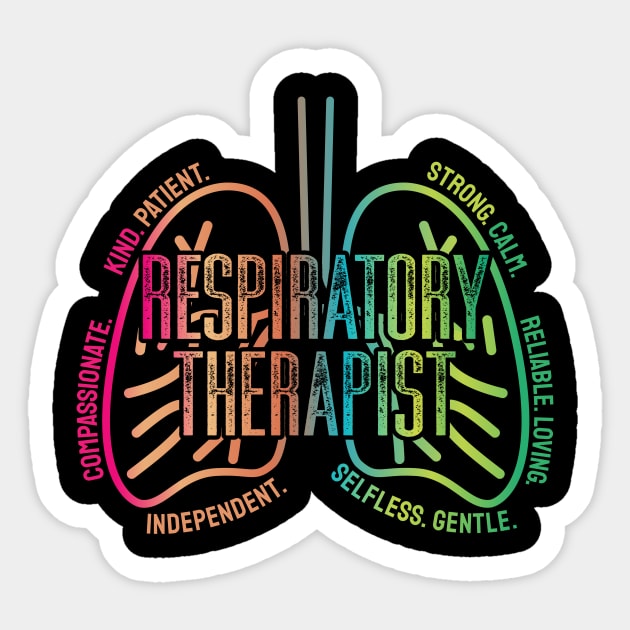 Respiratory Therapist Rt Care Week Colorful Sticker by tiden.nyska